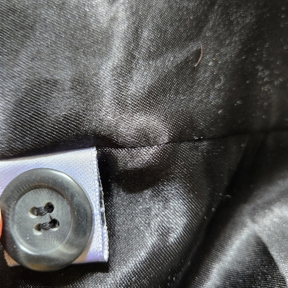 CARBONE Crinkle Ruffle Collar Lightweight Jacket. Size 48/ 16US - Picture 10 of 13